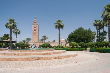 Marakeş'te Koutoubia cami