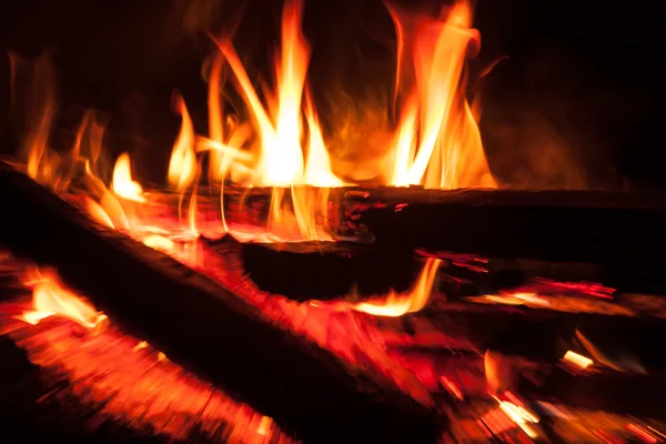 Bonfire at night — Stock Photo, Image