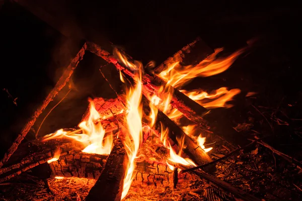 Bonfire la nuit — Photo