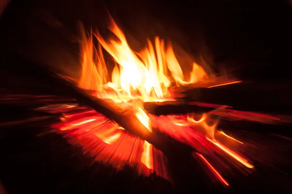 Bonfire at night — Stock Photo, Image