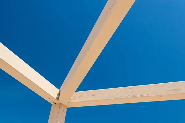 Wooden beams Stock Image