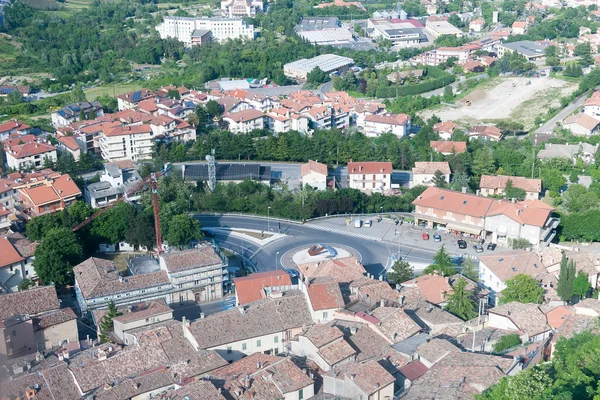 San Marino Paesaggio urbano — Foto Stock