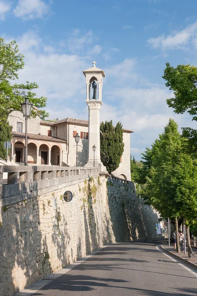 San-Marino starego centrum miasta miejski — Zdjęcie stockowe