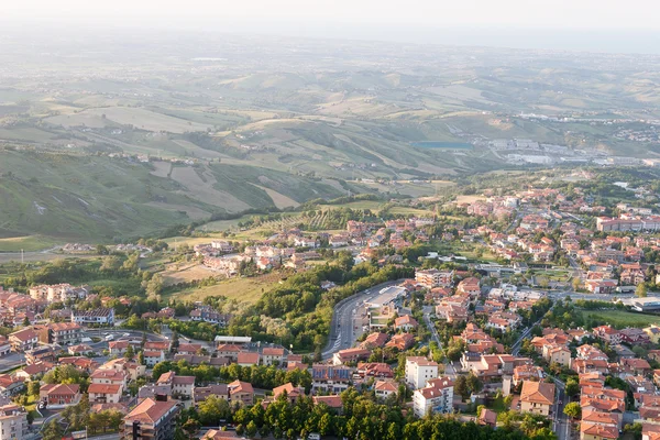 San Marino Paesaggio urbano — Foto Stock