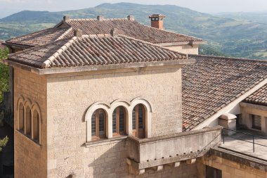 San Marino Old Town Center Cityscape
