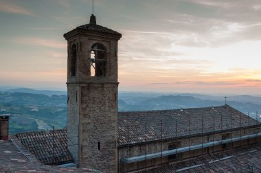 San Marino Old Town Center Cityscape