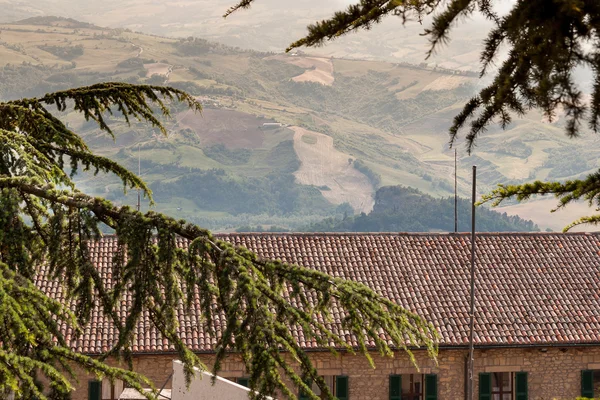 San Marino utca-és városrészlet — Stock Fotó