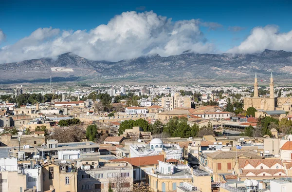 Vista de la ciudad de Nicosia Fotos de stock libres de derechos