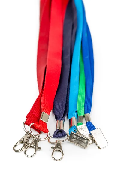 Fabric badge lanyard — Stock Photo, Image