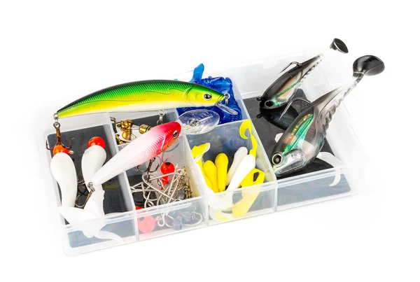 Fishing baits set Royalty Free Stock Photos