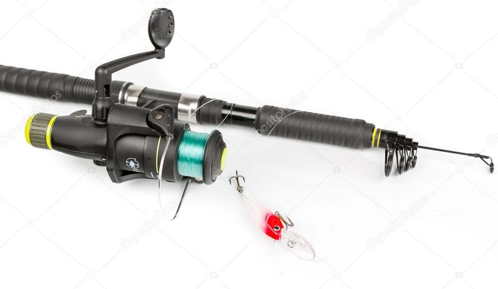 Fishing rod and bait