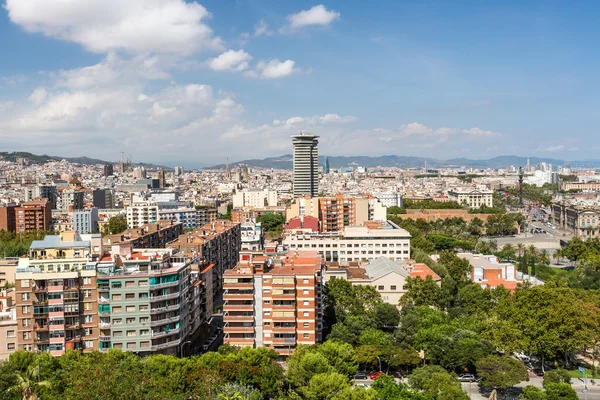Barcelona vista da cidade — Fotografia de Stock