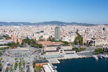 Barselona şehir manzaralı