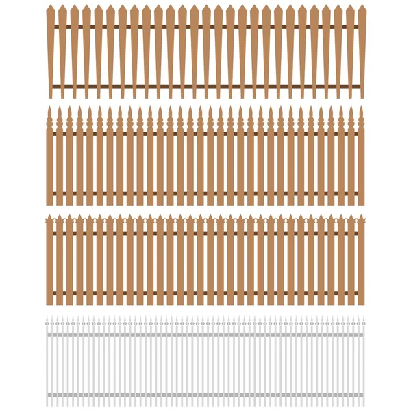 Fence.The 建设，为保护和指定的边界和领土 — 图库矢量图片