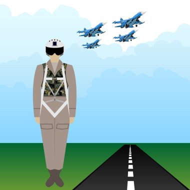 Üniformalar Rus askeri pilot