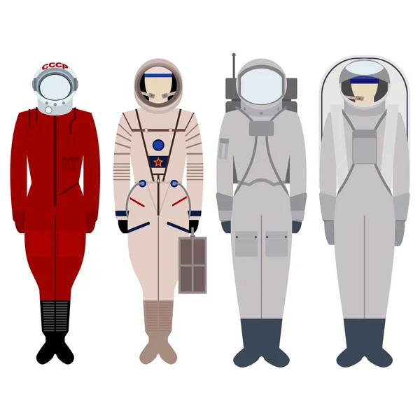 Pacesuits para la caminata espacial — Archivo Imágenes Vectoriales