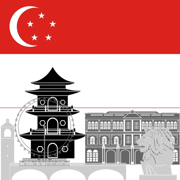 Singapore — Stockvector