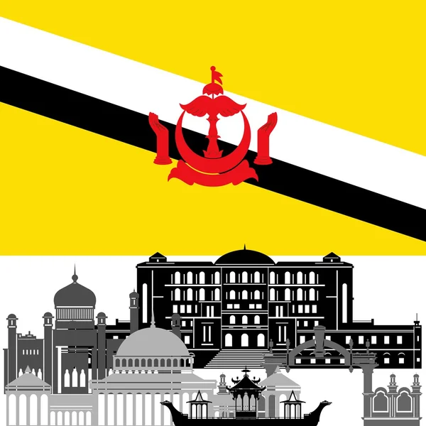 Brunei — Vetor de Stock