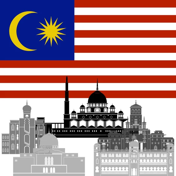 Malásia — Vetor de Stock