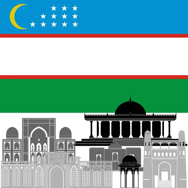 Uzbekistan — Stock Vector