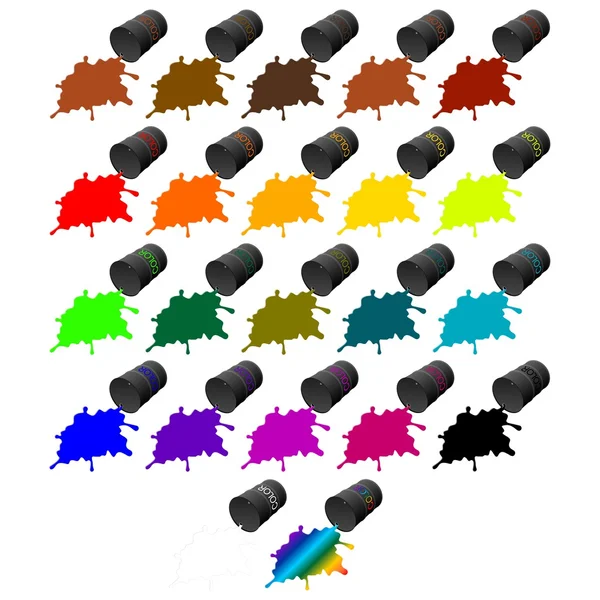 Sudy barev — Stockový vektor