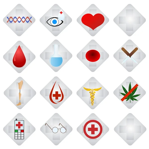 Set of medical icons-1 — Stock Vector