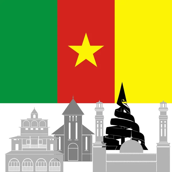 Camerún — Vector de stock