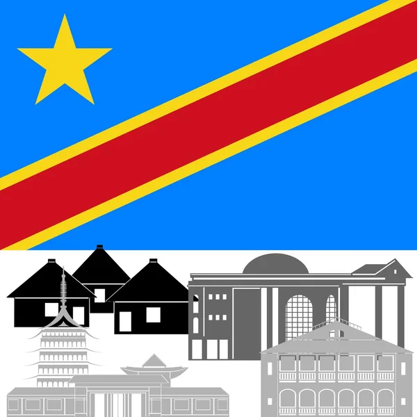 Congo-1 — Vetor de Stock