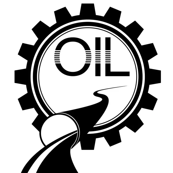 Oliepijpleiding — Stockvector