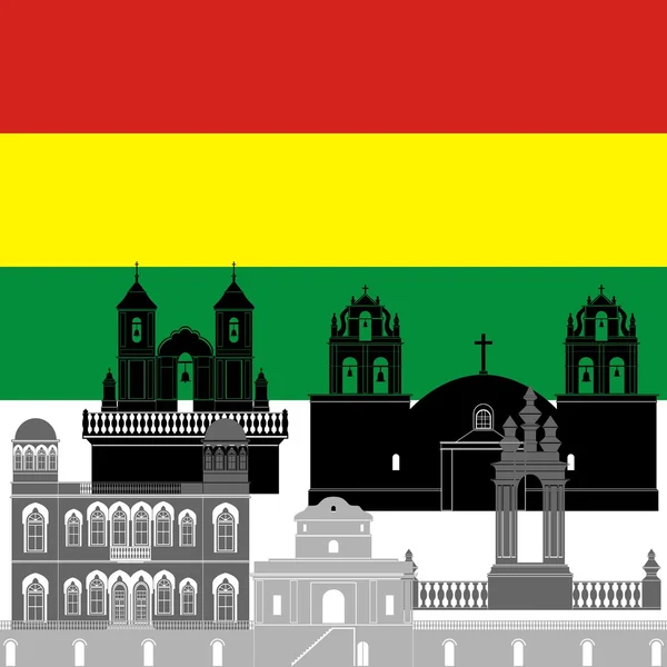 Bolívia — Vetor de Stock