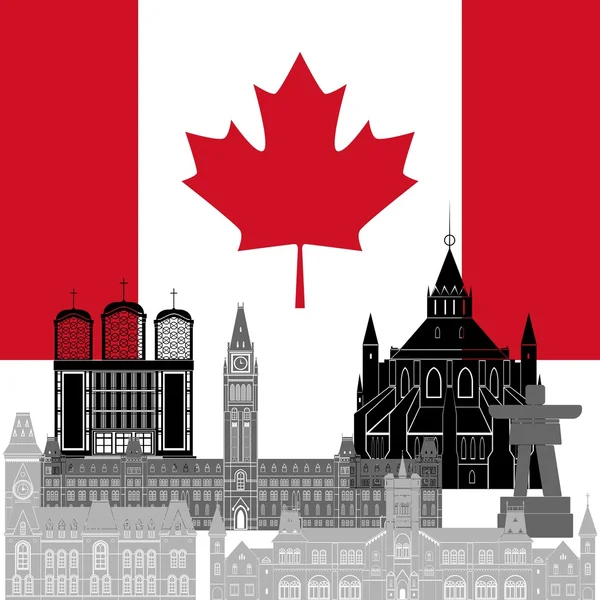 Canadá — Vector de stock