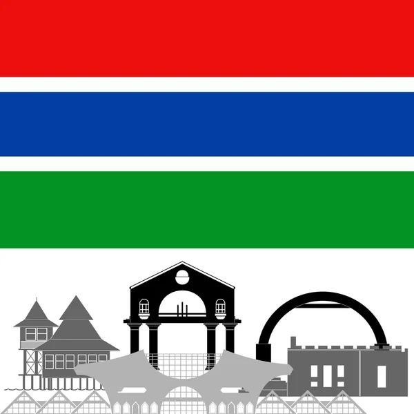 Gambia — Wektor stockowy