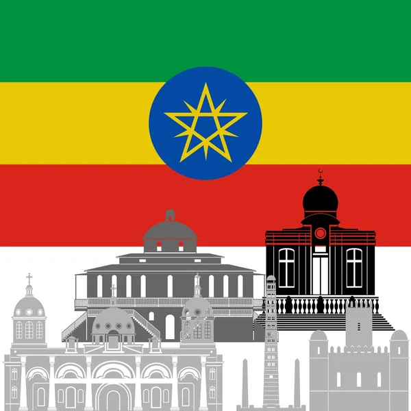 Etiópia — Vetor de Stock