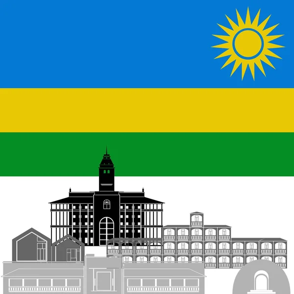 Ruanda — Vetor de Stock