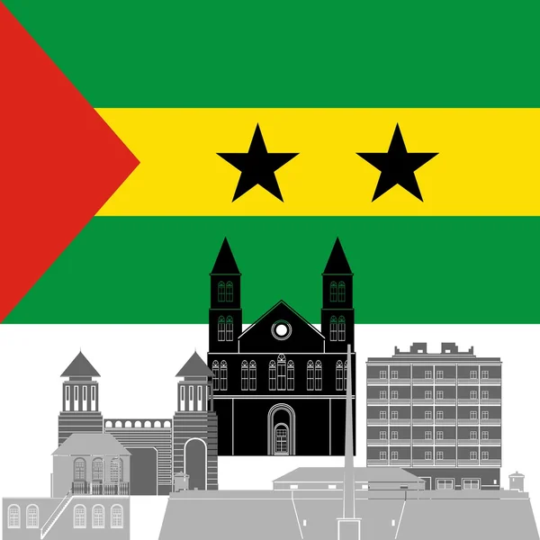 Sao Tomé et Principe — Image vectorielle