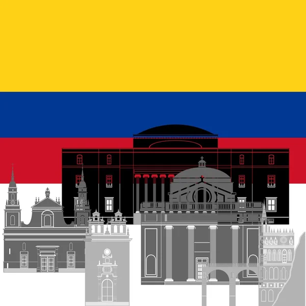 Colombia — Vector de stock