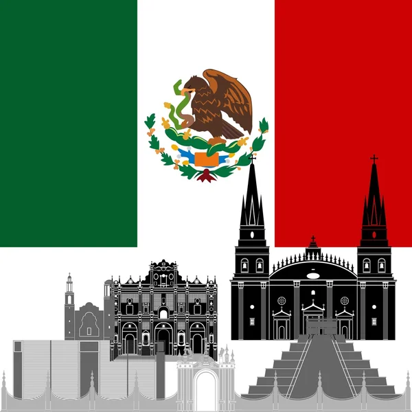 México — Vetor de Stock