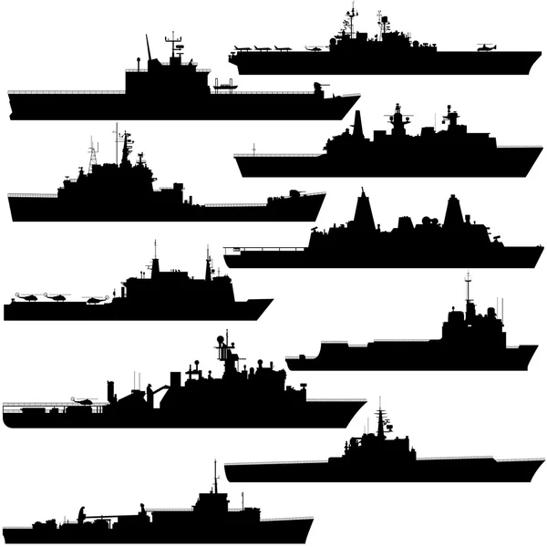 Amfibieattack fartyg — Stock vektor