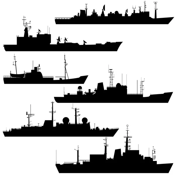 Verkenning schip — Stockvector