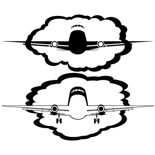 Aeronaves — Vetor de Stock