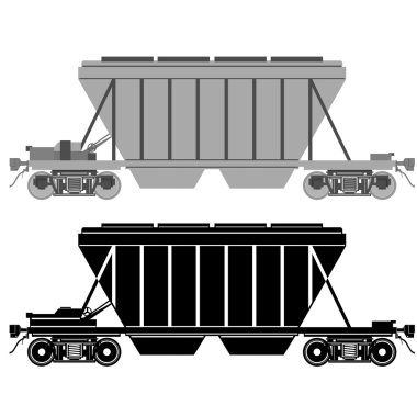 Toplu kargo için tren vagon