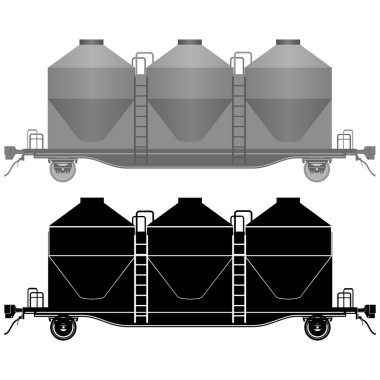 Toplu kargo-2 için tren vagon