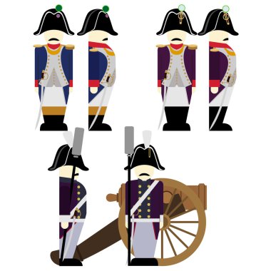 Askeri üniforma ordu Fransa 1812-7