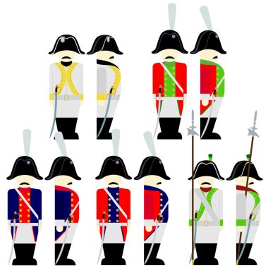 1812-2 Saksonya ordusunun askeri üniformaları