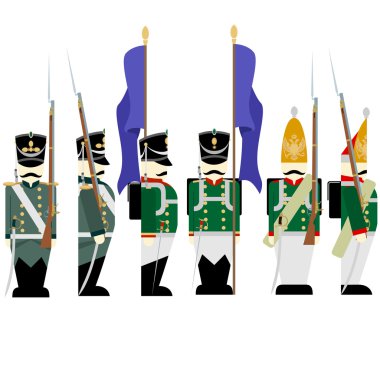 Askeri üniformaları Rus Ordusu 1812-3