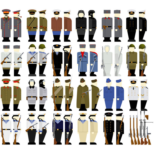 Soviet soldiers and weapons since the second World War