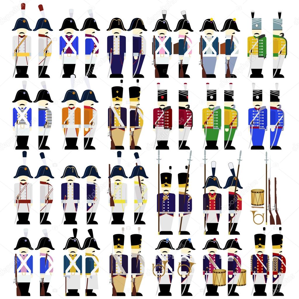 Military uniforms of the army of Prussia in 1812