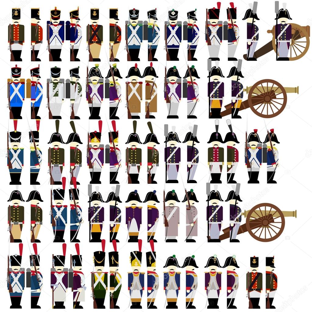 Military uniforms of the French army in 1812