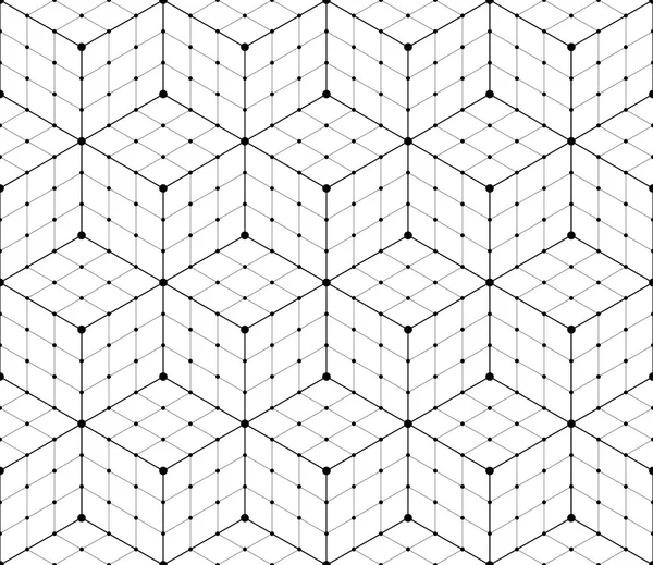 Vzor bezešvé geometrické sítě — Stockový vektor