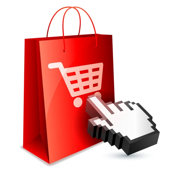 Conceito de compras online. — Vetor de Stock